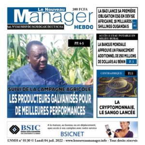 Le journal Le Nouveau Manager Hebdo du 4 Juillet 2022